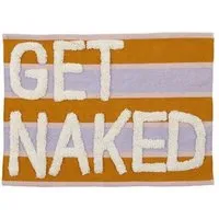 liv interior liv interior Hand-getüftete Badematte NAKED, Orange/lila, – Produktbild 1 von 1