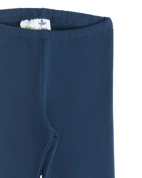 Leela Cotton Leela Cotton Kinder Warm Leggings, Indigo, – Produktbild 2 von 2