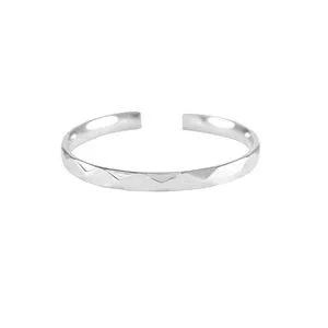 ELEKTROPULLI Größenverstellbarer Boho Ring ca. Ø 17 - 19mm von Elektropulli, Silber, – Produktbild 4 von 8