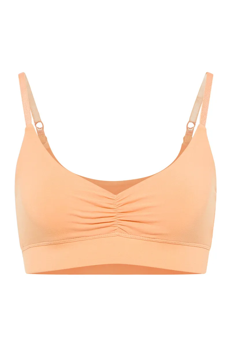 Tranquillo Bralette jersey Nolaa aus Tencel™ - peach / L – Produktbild 1 von 2