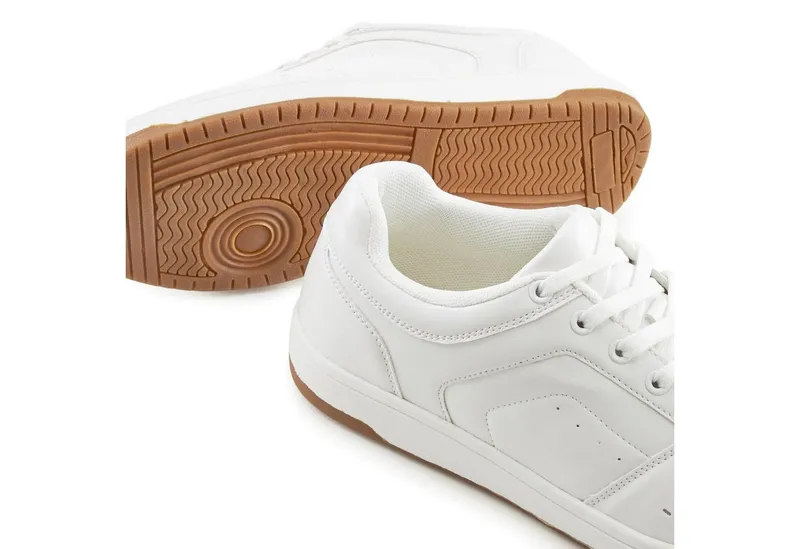 AUTHENTIC LE JOGGER AUTHENTIC LE JOGGER Schnürhalbschuh, Freizeitschuh, Schnürschuh, Turnschuh Sneaker im modischen Casual-Look VEGAN, Weiß, – Produktbild 5 von 5