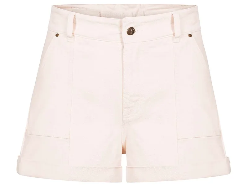Bleed Bleed Bio-Damen-Jeansshort "No-Dye" naturweiß – Produktbild 1 von 1