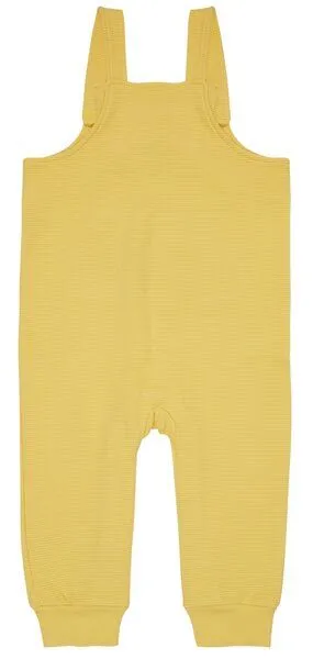 loud + proud loud + proud Babys & Kinder Latzhose Rippenstruktur, GOTS-zertifiziert, Gold, – Produktbild 1 von 1