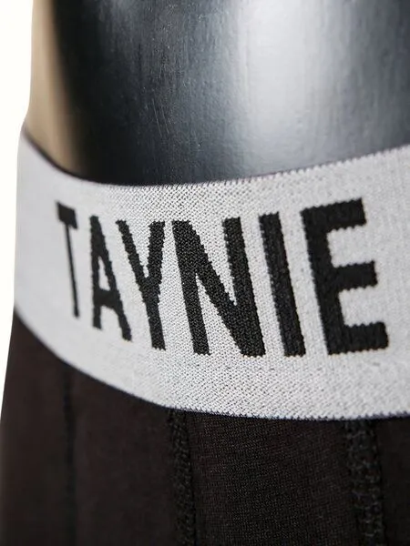 Taynie 2er-Pack schwarz/schwarz - Retroshorts - Biozidfrei - Zertifiziert - TAYNIE HERREN BOXERSCHORTS, Schwarz, – Produktbild 4 von 4