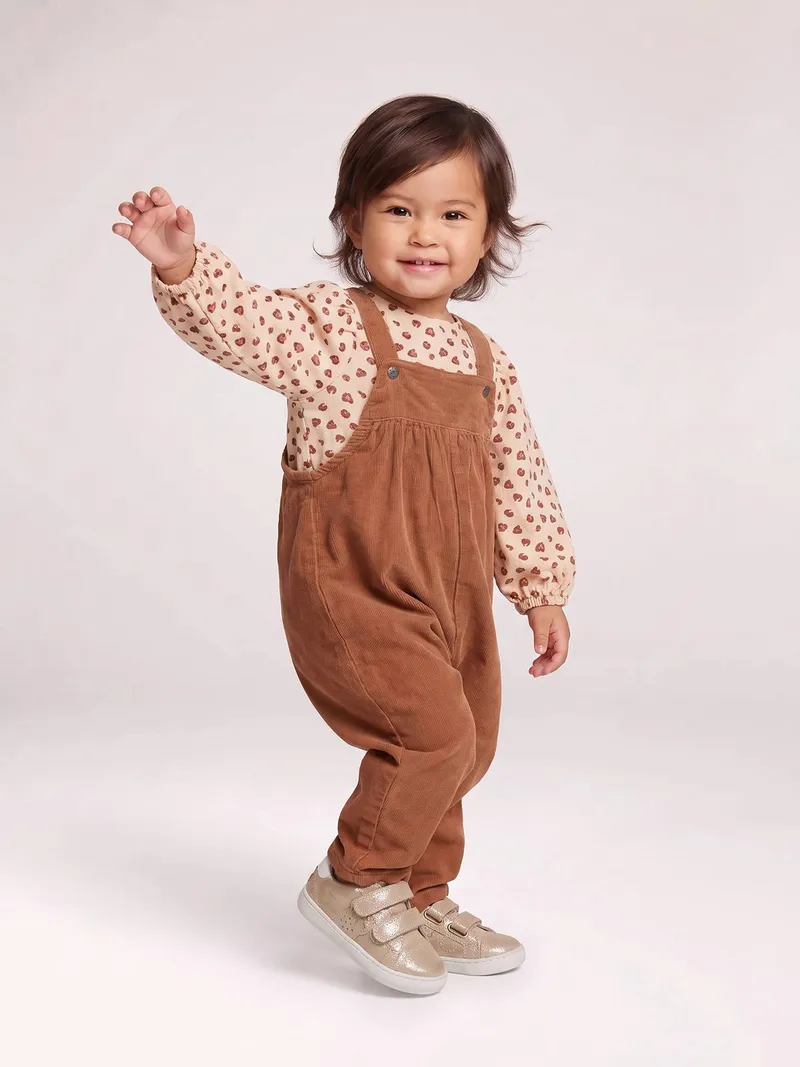 Vertbaudet Mädchen Baby-Set, Hellbraun, – Produktbild 1 von 4
