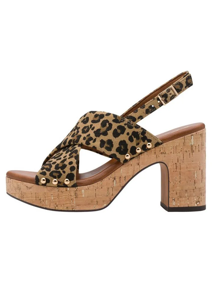Marco Tozzi Marco Tozzi MT FEEL ME, FEEL, MT Soft Lining, Vegan Sandalette FEEL, Braun, – Produktbild 4 von 5