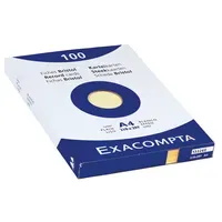 Exacompta Exacompta Karteikarte DIN A4 blanko – Produktbild 2 von 2