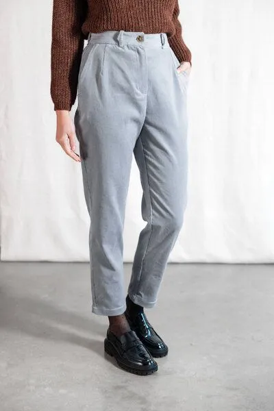 Jyoti - Fair Works Jyoti - Fair Works Bio-Baumwollcord Hose Suhrut, Nebel, – Produktbild 3 von 4