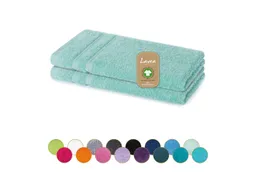Lavea Gästehandtuch Bali Gästetücher 30x50 cm, Gästetuch, Gästehandtücher klein, Weiches Bio-Baumwollfrottee (Set, 2-St), Handtuch, Gästehandtuch-Set, GOTS-zertifiziert – Produktbild 1 von 1
