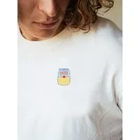 Kultgut Kultgut Artdesign - Shirt aus recycelter Biobaumwolle / Pasta, Natur, – Produktbild 1 von 1