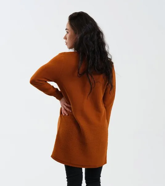 Gary Mash GARY MASH Cardigan Libby aus Feinstrick, Toffee (braun), – Produktbild 3 von 4