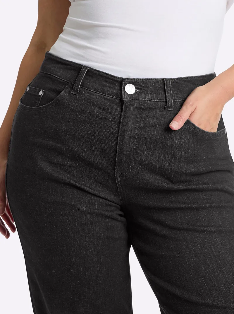 sheego Jeans graphit denim, Graphit denim, – Produktbild 2 von 2