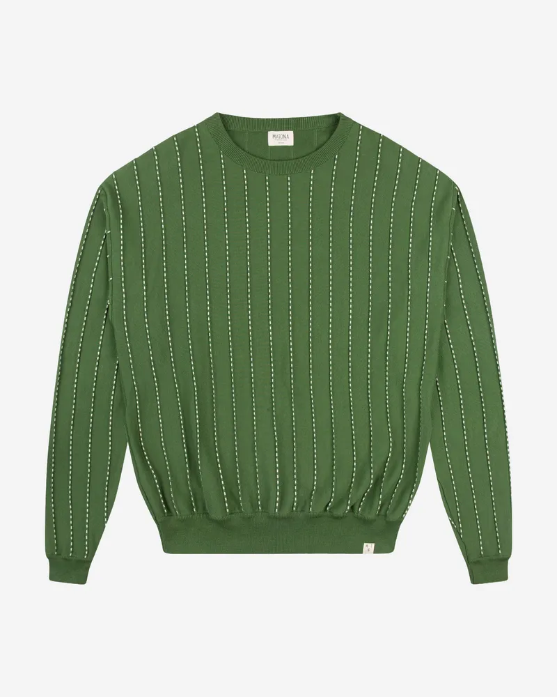 MATONA MATONA Herren vegan Pullover Feldtanne, Dunkelgrün, – Produktbild 1 von 2