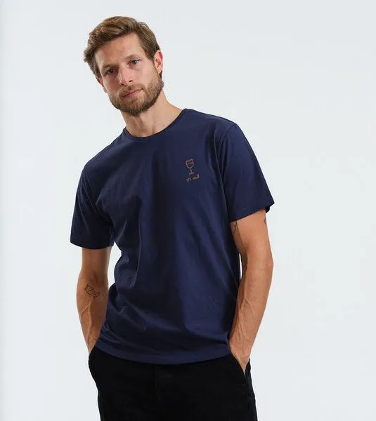 Gary Mash GARY MASH T-Shirt halb voll aus Biobaumwolle, Blau, – Produktbild 6 von 8