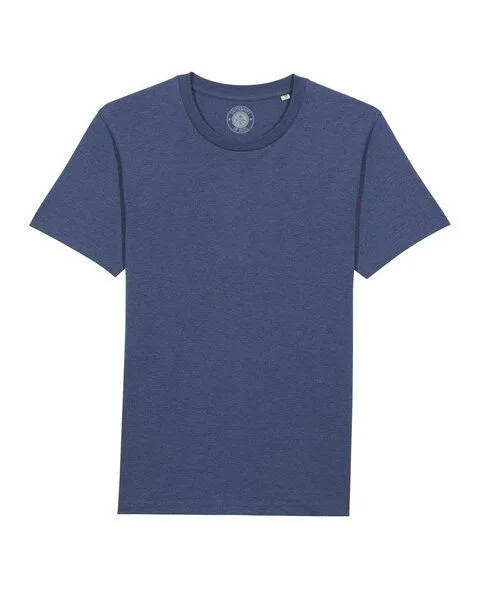 University of Soul University of Soul Unisex T-Shirt aus Bio-Baumwolle "Randy", Dunkles indigo meliert, – Produktbild 1 von 2