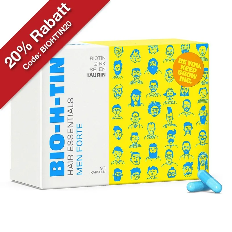 Bio-H-Tin Bio-H-Tin Hair Essentials Men Forte Kapseln – Produktbild 2 von 3