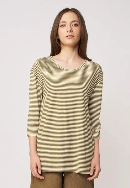 LANA Organic LANA Organic Longshirt, Modell Lia, Iza caspers - ecru, – Produktbild 2 von 4