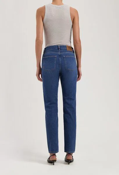 MUD Jeans MUD Jeans Damen Jeans Straight Leg "Go - Used Stone", Blue, – Produktbild 3 von 4