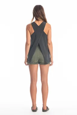 RAVENS VIEW IBIZA RAVENS VIEW IBIZA Damen vegan Top Easy Anthrazit – Produktbild 1 von 1