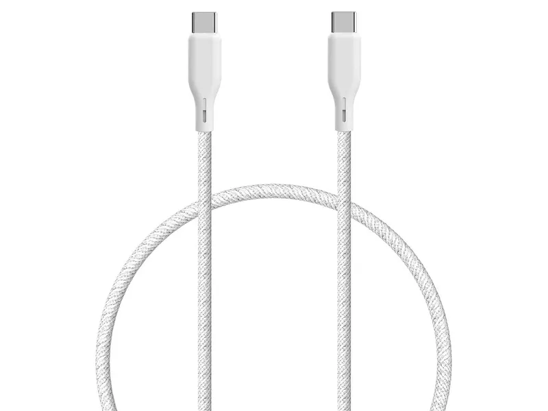 Upström Ladekabel "ESSENTIALS" USB-C auf USB-C, weiß, 1,2 m – Produktbild 1 von 1
