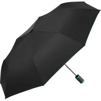 FARE FARE Taschenschirm AC "Mini Style"  mit Automatik, schwarz-petrol – Produktbild 1 von 1
