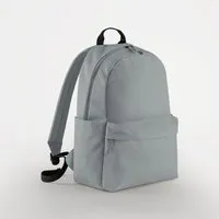 BagBase BagBase Rucksack Innentasche Seitentaschen gepolsterter Rücken Backpack, Grau (pure), – Produktbild 1 von 1