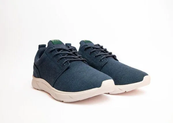 8000Kicks 8000Kicks Explorer V2 Navy blau - Wasserdichte Hanfschuhe – Produktbild 1 von 4