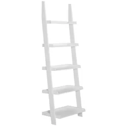 Casaria® Casaria Casaria Leiterregal Treppenregal weiß mit 5 Böden 180cm – Produktbild 1 von 1