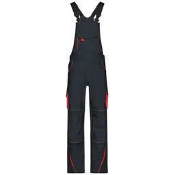 James & Nicholson James & Nicholson Funktionelle Latzhose JN848 Gr. 56 carbon/red – Produktbild 1 von 1