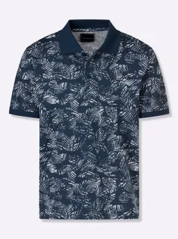 Catamaran Kurzarmshirt dunkelblau-weiß-gemustert – Produktbild 1 von 1