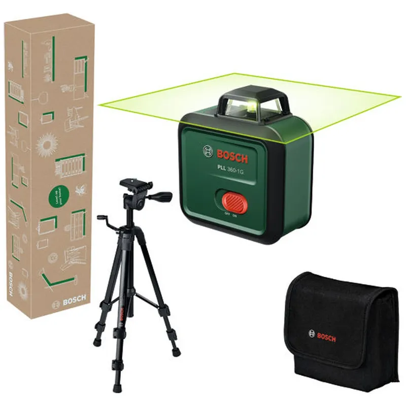 Bosch Professional Bosch Professional Bosch Linienlaser PLL 360-1G Set, incl. 1x Akku BA 3.6V 2 Ah – Produktbild 1 von 1