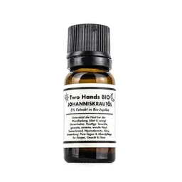 Two Hands BIO Two Hands BIO Johanniskrautöl - Bio - Vegan - Kaltgepresst - 5 % Extrakt - 10 ml – Produktbild 1 von 1