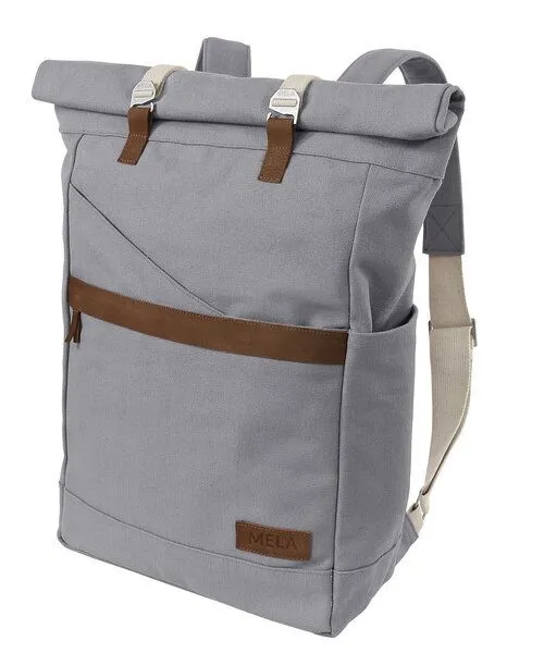 MELA Rucksack ansvar I | von MELA | Fairtrade & GOTS zertifiziert, Grau, – Produktbild 1 von 4
