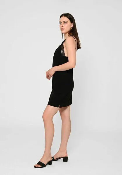 Lovjoi Lovjoi Dress PACAJA mit luxuriöser Spitze und Crossbackdetail, Black (schwarz), – Produktbild 2 von 4