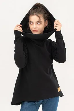 KOKOworld KOKOworld Hoodie Hug Me aus Bio-Baumwolle mit Rollkragen-Kapuze – Produktbild 1 von 1
