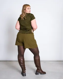 JAN N JUNE JAN 'N JUNE Damen vegan Mini-Skort Fynn Rosemary – Produktbild 1 von 1