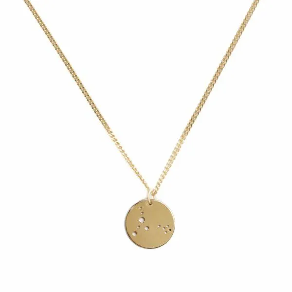 BELLYBIRD Jewellery BELLYBIRD Jewellery Sternzeichen Kette Echtgold, Gold, – Produktbild 1 von 7