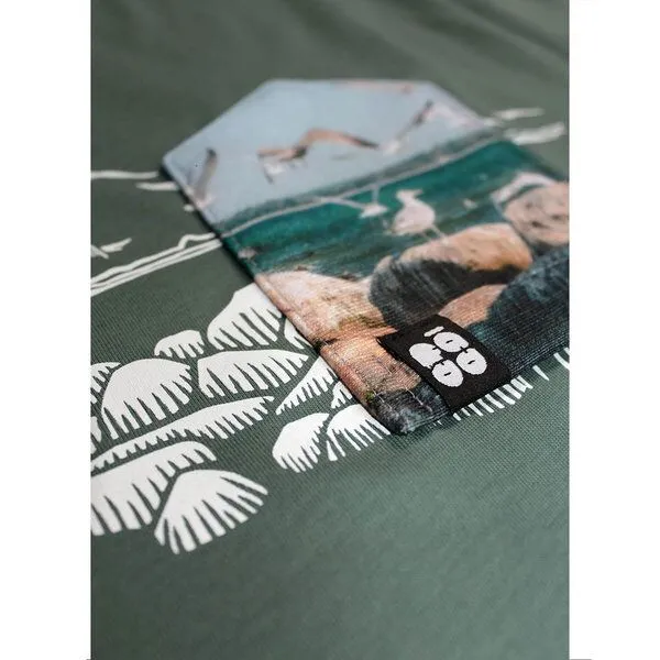 FÄDD FÄDD Herren T-Shirt Rundhals aus Bio-Baumwolle "Mole BT" Grün, Grün, – Produktbild 3 von 3