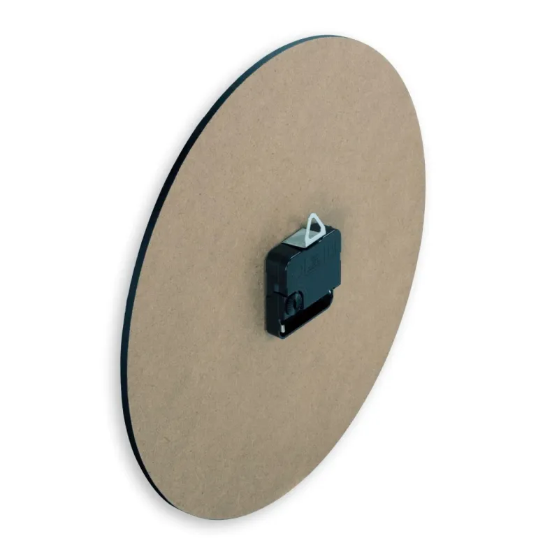 Hama Hama Wanduhr "Rab", Quarzuhr, ohne Ticken, MDF, Vintage, Ø 30 cm, Schwarz, – Produktbild 3 von 3