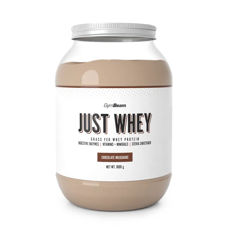 GymBeam GymBeam Just Whey Molkenprotein aus Weidemilch 1000 g Schokoladenmilchshake – Produktbild 1 von 1