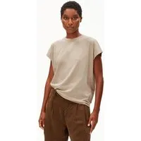 ARMEDANGELS ARMEDANGELS SLUB Damen T-Shirt aus Bio-Baumwolle, Sandstone, – Produktbild 1 von 1