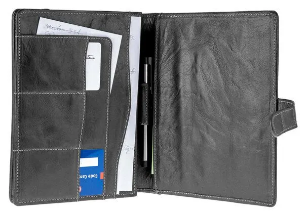 Alpenleder Alpenleder Tablettasche SEILSCHAFT, Ebenholz ( schwarz ), – Produktbild 4 von 4