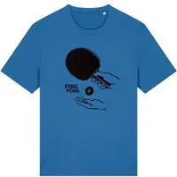 päfjes päfjes Ping Pong Tischtennis - Fair Wear Männer T-Shirt, Blau, – Produktbild 1 von 1