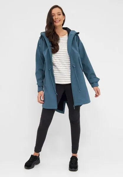 derbe derbe Softshelljacke „Island Friese“, Orion blue, – Produktbild 3 von 4
