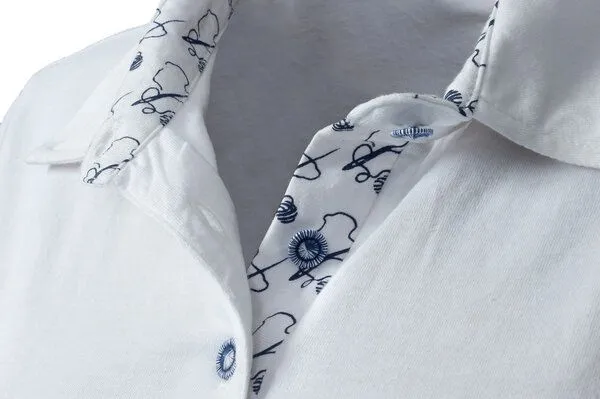 Levensgaarn Levensgaarn Polo-Hemd Männer, Weiss, – Produktbild 3 von 4