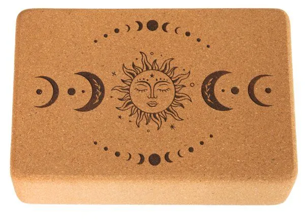 Divasya Divasya Yogablock "natural touch" aus Kork / mittlere Größe / abgerundete Ecken, Natural, – Produktbild 2 von 8