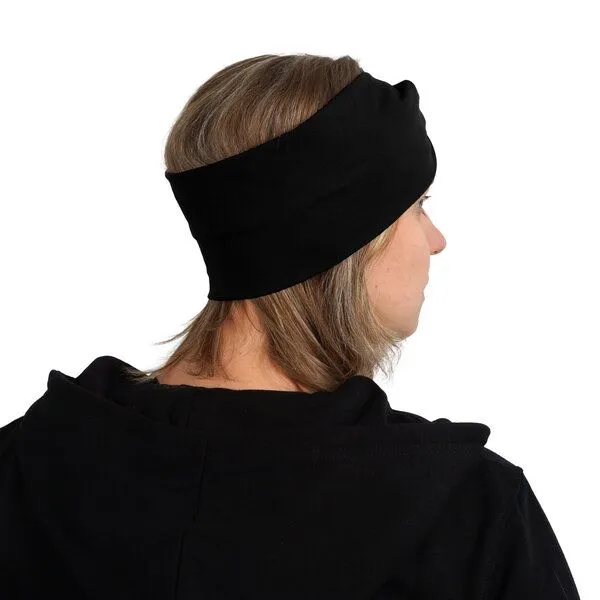 HANDGEDRUCKT HANDGEDRUCKT Stirnband mit Twist, Schwarz, – Produktbild 4 von 4