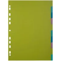 Exacompta Exacompta Register "Forever" DIN A4 aus Recycling-PP 10-teilig – Produktbild 1 von 1