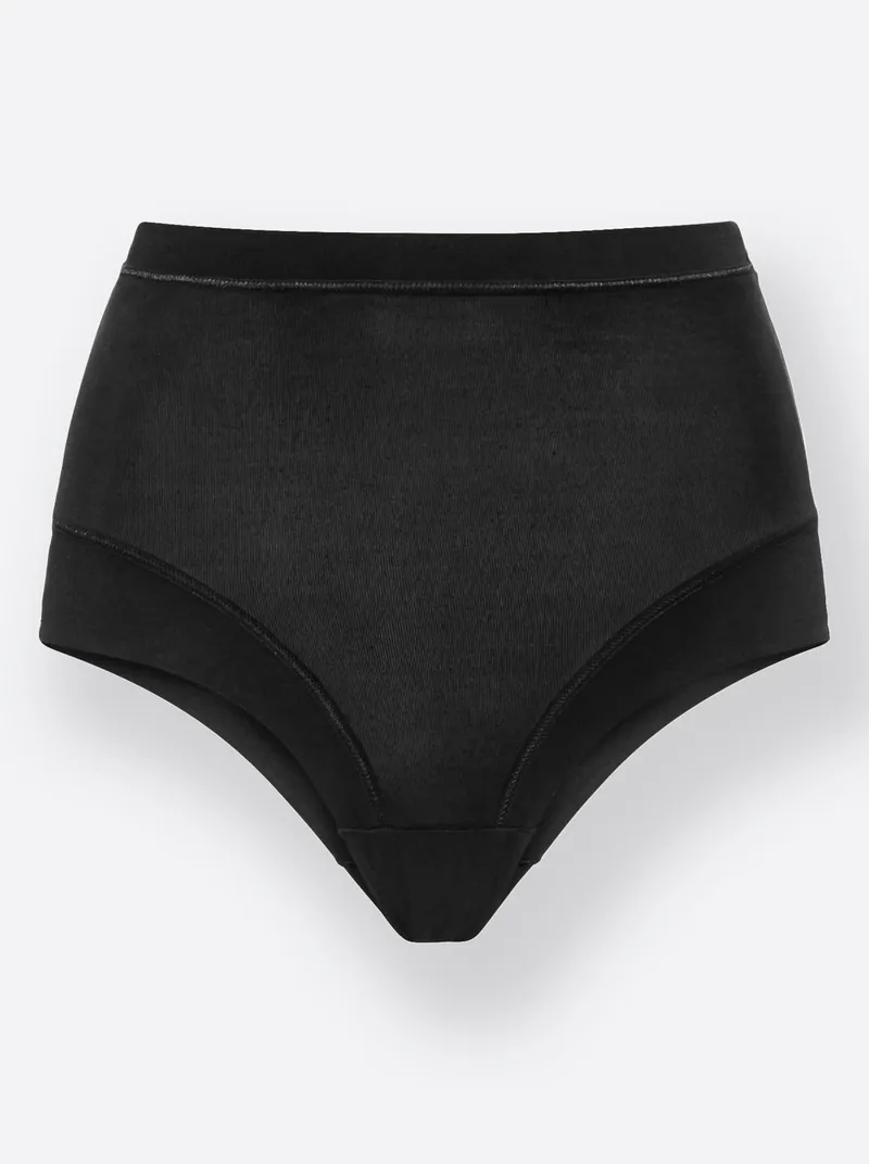 wäschepur Taillenslip schwarz, Schwarz, – Produktbild 1 von 2