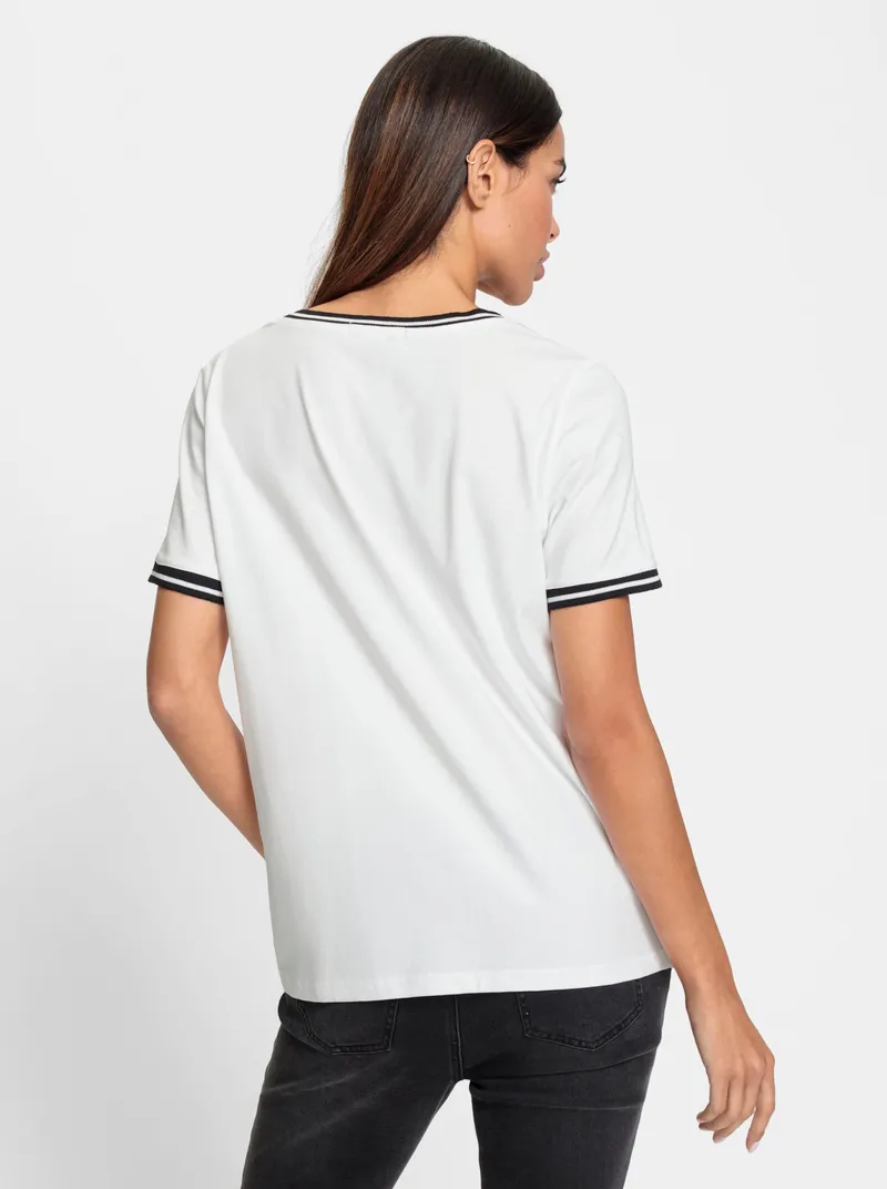 heine Rundhalsshirt weiß, Weiß, – Produktbild 2 von 2